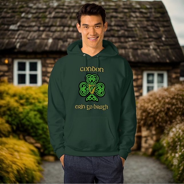 Veste À Capuche Condon Irish Hoodie with Celtic Knot (Créateur téléchargé)