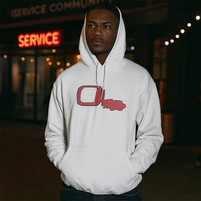 Veste À Capuche Confiture déversée Cute Jelly Rouge Jar (Créateur téléchargé)