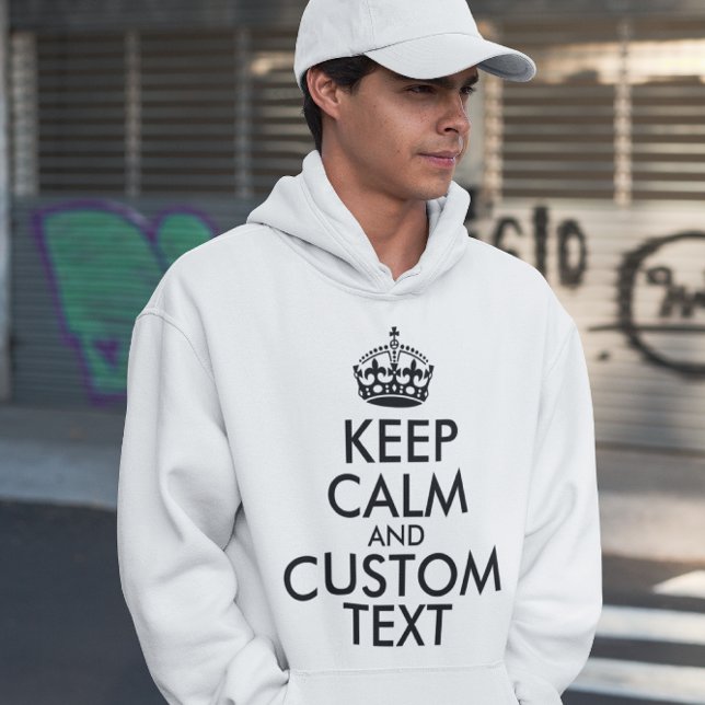 Veste À Capuche Conserver le calme et créer votre propre faire ajo (Créateur téléchargé)