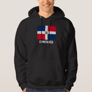 Veste À Capuche Constanza République dominicaine Drapeau Emblem Es