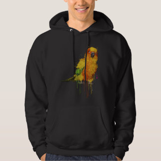 Veste À Capuche Conure soleil, joli perroquet conure
