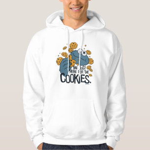 Veste À Capuche Cookie Monster   Je suis juste ici pour les cookie