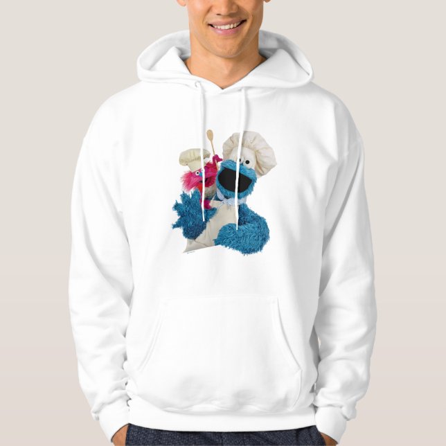 Veste À Capuche Cookie Monster's Foodie Truck Friends (Devant)