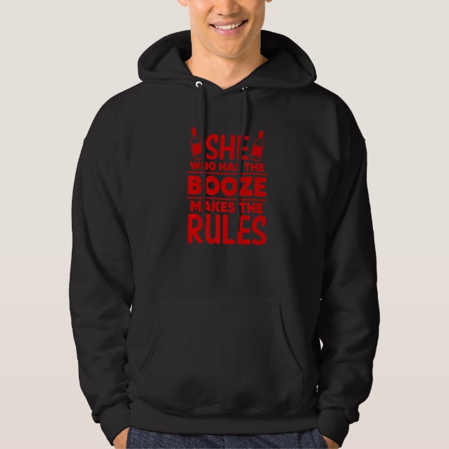 Veste À Capuche Cool Bartender Pour Femmes Filles Liquor Mixologue (Devant)