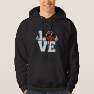Veste À Capuche Cool Basketball Love Design   Amusant Ventilateur 