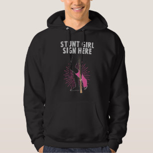 Veste À Capuche Cool Broken Leg Cadeau Pour Femmes Drôle Stunt Gir
