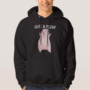 Veste À Capuche Cool Cochon Pour Hommes Femme Porc À Vin Piggy Far