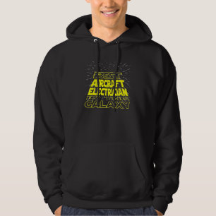 Veste À Capuche Cool d'électricien d'aéronef Galaxy Job