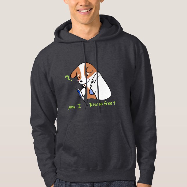 Veste À Capuche Corgi-Am I RNase Free ? (Devant)
