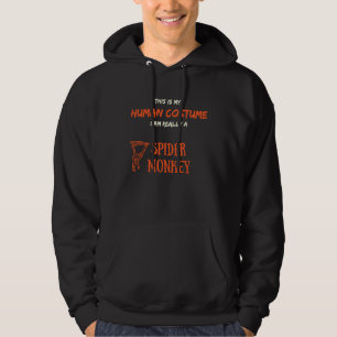 Veste À Capuche Costume de singe araignée Mème Hommes Femmes Enfan