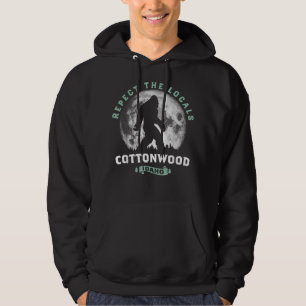 Veste À Capuche Cottonwood, ID Respectez les Locals Bigfoot Full M