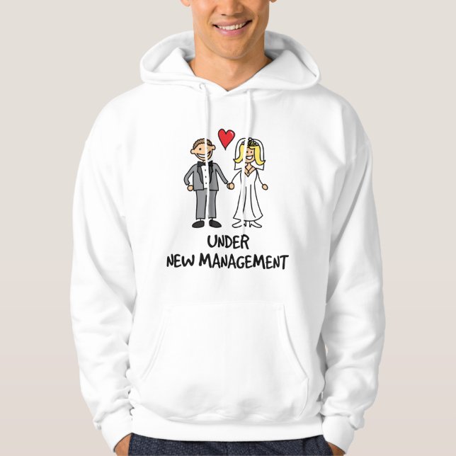 Veste À Capuche Couple mariage - Sous la nouvelle gestion (Devant)