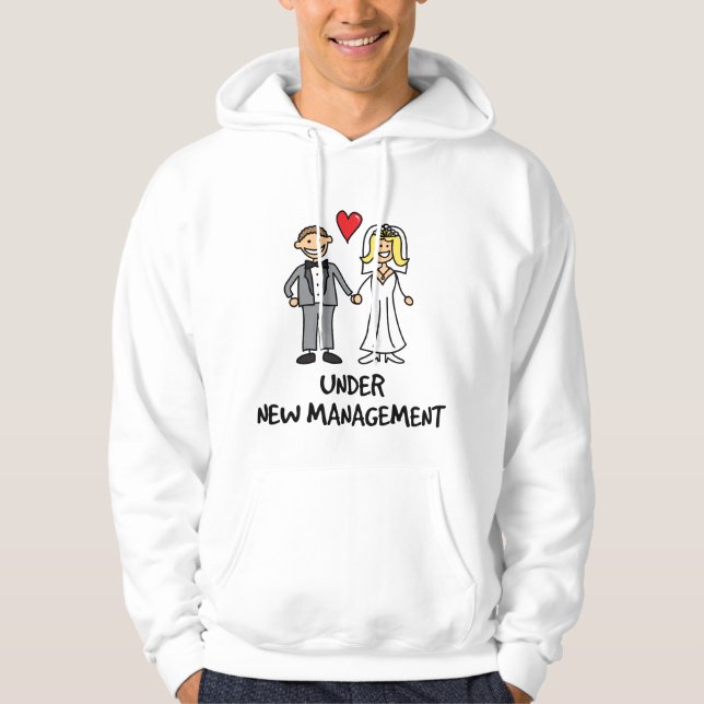 Veste À Capuche Couple mariage - Sous la nouvelle gestion (Devant)