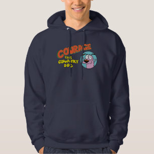 Veste À Capuche Courage du chien lâché Afficher le logo