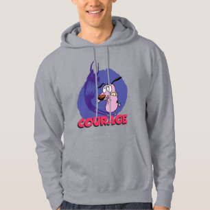 Veste À Capuche Courage du chien lâché Graphique instantané