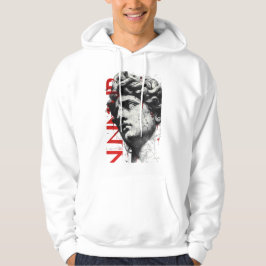 Veste À Capuche Cracked Classical Bust Trash Polka Art Hoodie