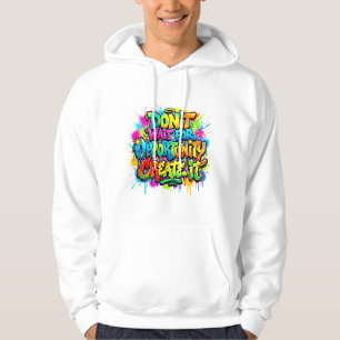 Veste À Capuche Création d'opportunité Conception de graffiti moti