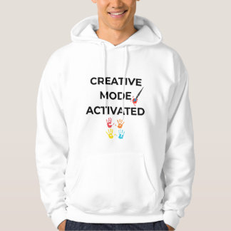 Veste À Capuche Creative Mode Activated – Art Teacher Design
