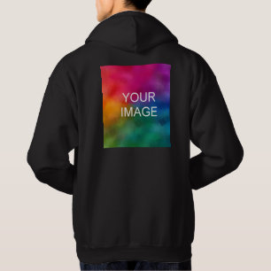 Veste À Capuche Créez votre propre Modèle moderne Hommes Noir de b
