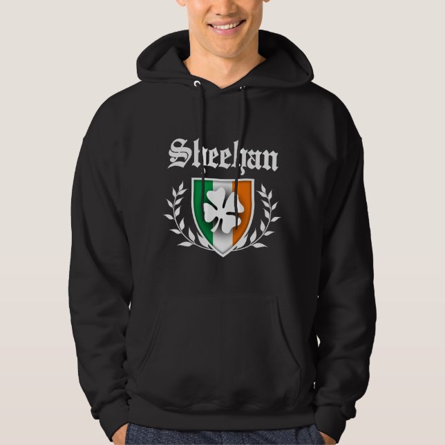 Veste À Capuche Crête de shamrock de Sheehan (Devant)