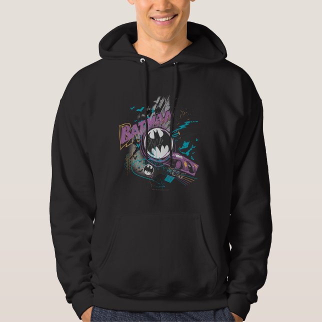Veste À Capuche Croquis sur ligne aérienne Batman Gotham (Devant)