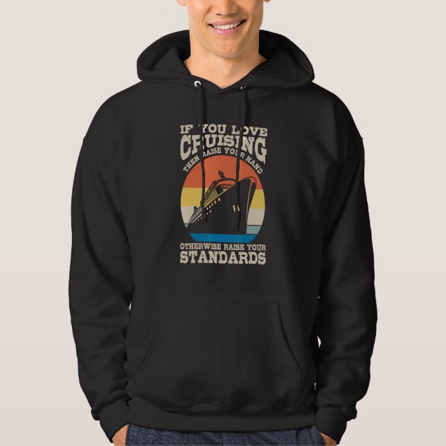 Veste À Capuche Cruise Family Vacations If You Love Cruising Graph (Devant)