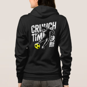Veste À Capuche Crunch Time Soccer Cat - Style Anime Athlétique
