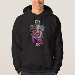 Veste À Capuche Cry Vaporwave esthétique Japonaise E Girl
