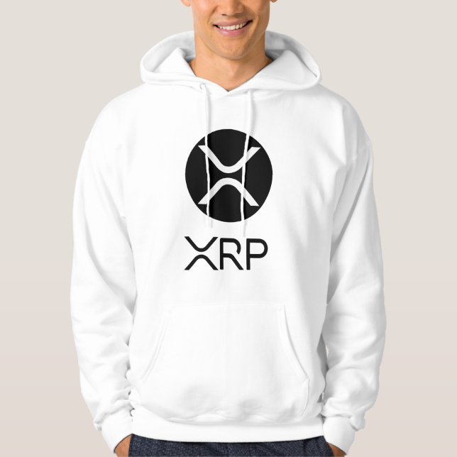 Veste À Capuche crypto-monnaie XRP (Devant)