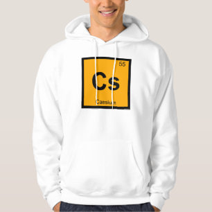 Veste À Capuche Cs - Chimie du Césium Symbole du tableau périodiqu