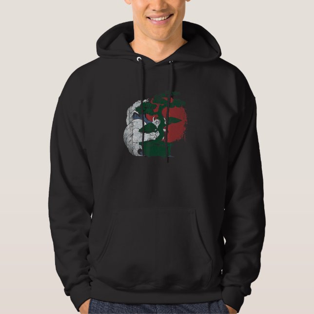 Veste À Capuche Culture japonaise Bonsai esthétique Zen Bouddhiste (Devant)