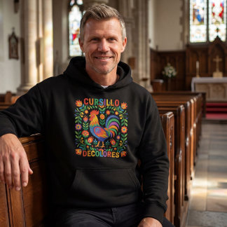 Veste À Capuche Cursillo DeColores Coq d'Art Populaire Espagnol