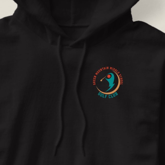 Veste À Capuche Custom Golf School Club League Nom Numéro (Créateur téléchargé)