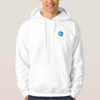 Veste À Capuche "Custom Hoodie - Minimalist Omega Design in Blue"