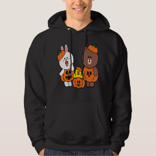 Veste À Capuche Cute Brown Ours Cony Lapin Lapin Lapin Citrouille 