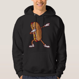 Veste À Capuche Cute Dabbing Hot Dog For Men Women Dancing Food 