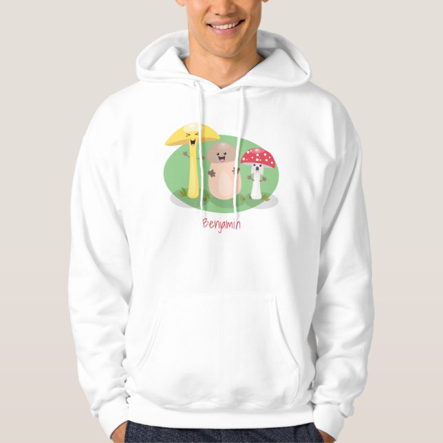 Veste À Capuche Cute kawaii champignon champignon toadstool (Devant)