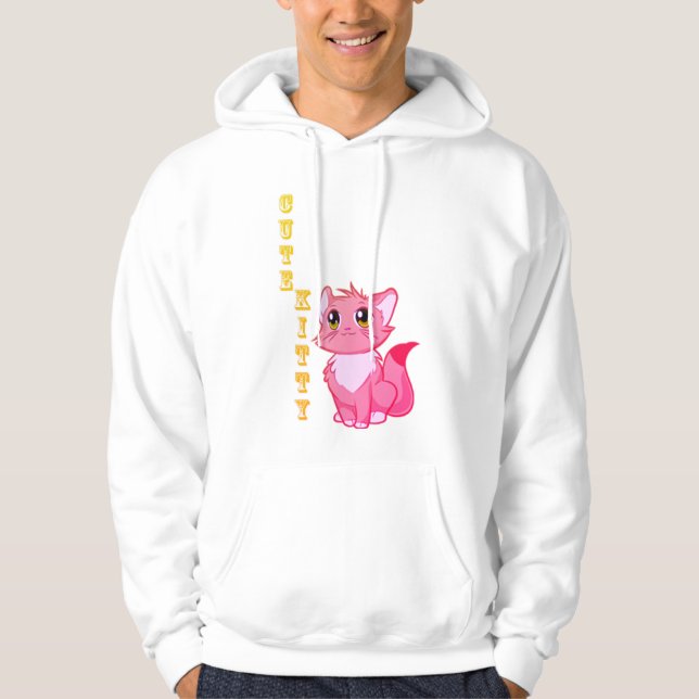 Veste À Capuche Cute Kitty (Devant)