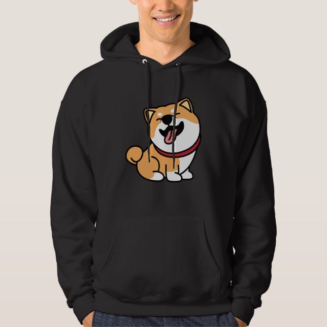 Veste À Capuche Cute Shiba Inu Dog (Devant)
