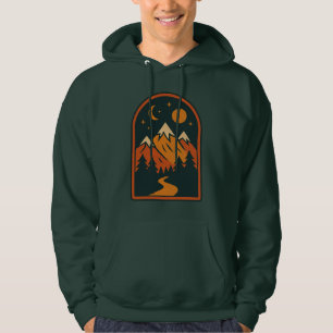 Veste À Capuche D sweat-shirt à capuche pour hommes Paysage Célest