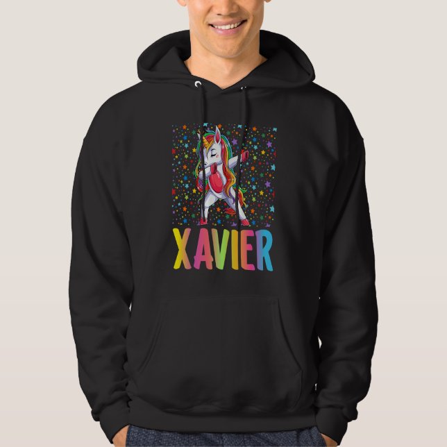Veste À Capuche Dabbing Unicorn Xavier (Devant)