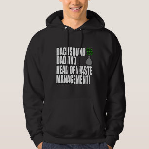 Veste À Capuche Dachshund Papa drôle