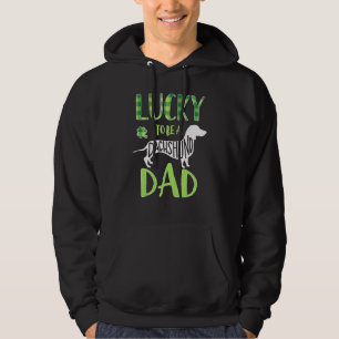 Veste À Capuche Dachshund Papa Irlandais Doxie Propriétaire Lucky 