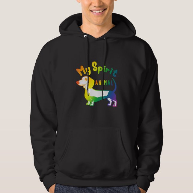 Veste À Capuche Dachshund Wiener Dog  Hoodie for Doxie (Devant)