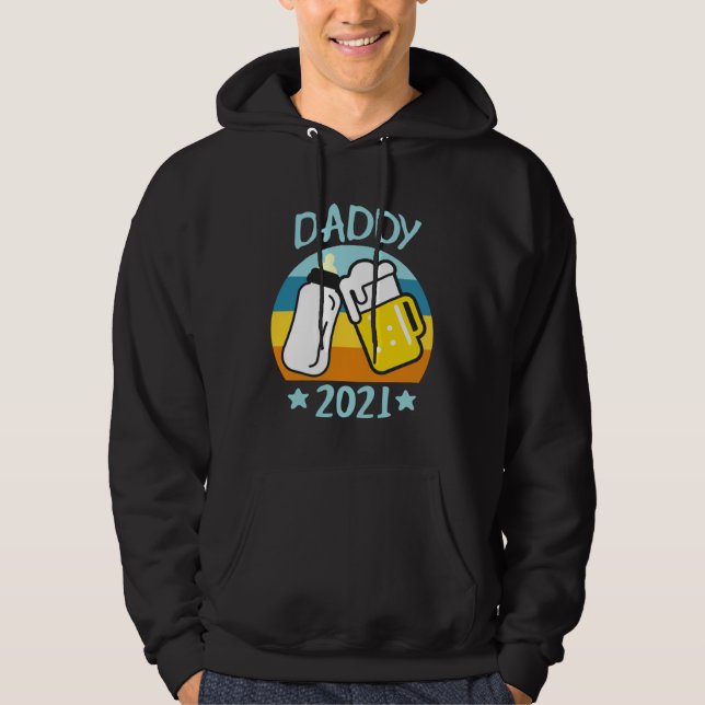 Veste À Capuche Daddy 2021 Father Baby Birth Men  Dad (Devant)