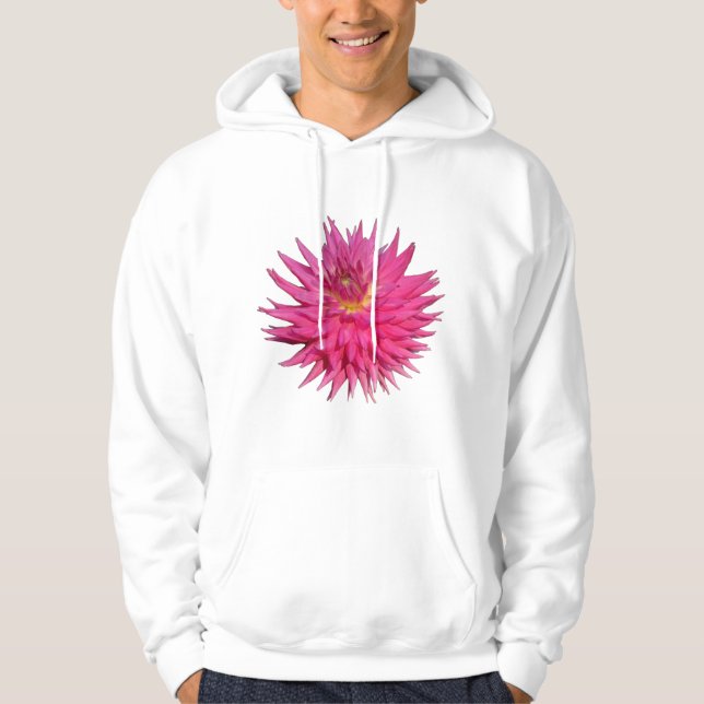 Veste À Capuche Dahlia rose (Devant)