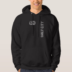 Veste À Capuche Daly City California 628 Indicatif régional Vintag