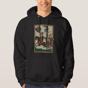 Veste À Capuche Damsel In Distress, Art Médiéval Du XIVe Siècle