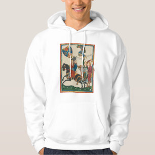 Veste À Capuche Damsel In Distress, Art Médiéval Du XIVe Siècle