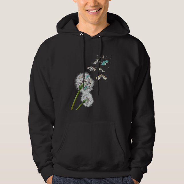 Veste À Capuche Dandelion Douloureux Livres Cadeau Pour Lecture Lo (Devant)